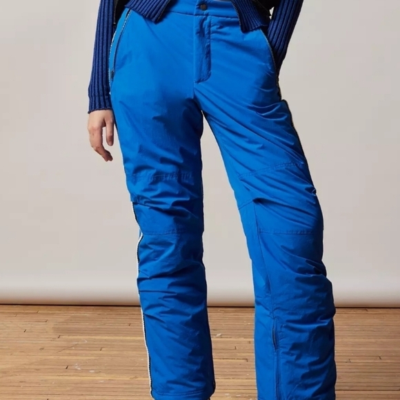 Urban Outfitters BDG Nina Nylon Ski Pants in Blue Stripe Size 16 NWT - Picture 7 of 11